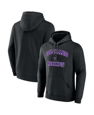 Logo Athletic Men's Black Colorado Rockies Heart Soul Hoodie