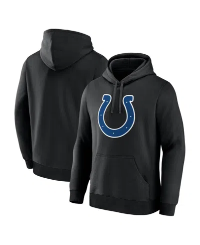 Logo Athletic Men's Black Indianapolis Colts Primary Logo Hoodie
