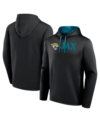 Logo Athletic Men's Black Jacksonville Jaguars Head Start Pullover Hoodie