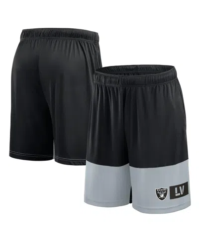 Logo Athletic Men's Black Las Vegas Raiders Best Of The Best Shorts