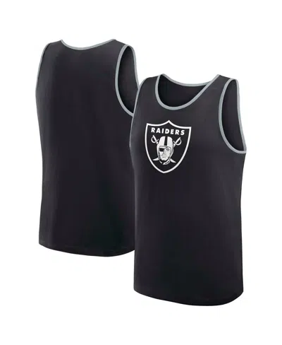 Logo Athletic Men's Black Las Vegas Raiders Unmatched Success Tank Top