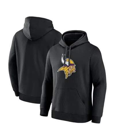 Logo Athletic Men's Black Minnesota Vikings Primary Logo Hoodie