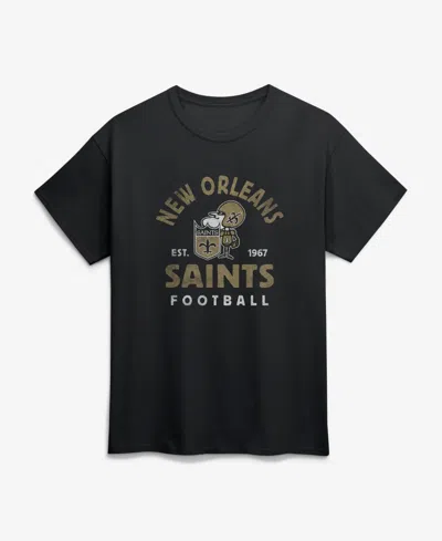 Logo Athletic Men's Black New Orleans Saints Arch T-shirt