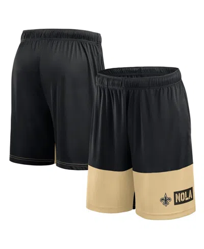 Logo Athletic Men's Black New Orleans Saints Best Of The Best Shorts