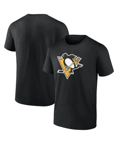 Logo Athletic Black Pittsburgh Penguins Essential T-shirt