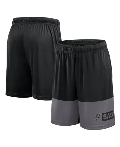 Logo Athletic Men's Black San Antonio Spurs Best Of The Best Shorts
