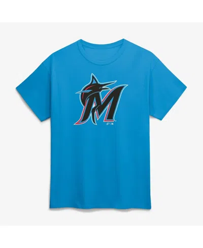 Logo Athletic Men's Blue Miami Marlins Logo T-shirt In Multi
