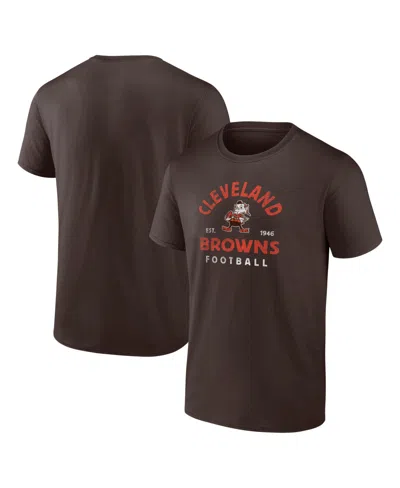Logo Athletic Men's Brown Cleveland Browns Arch T-shirt