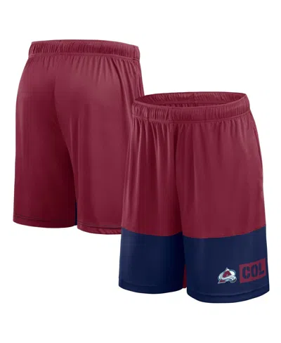 Logo Athletic Men's Burgundy Colorado Avalanche Best Of The Best Shorts