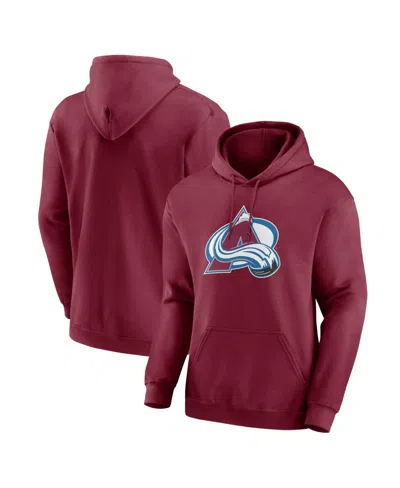 Logo Athletic Men's Burgundy Colorado Avalanche Essential Hoodie In Green