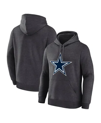 Logo Athletic Men's Charcoal Dallas Cowboys Primary Logo Hoodie In Gray