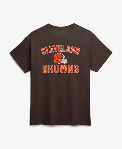 Logo Athletic Men's Cleveland Browns Arch Victory Short-sleeve Crewneck Graphic T-shirt