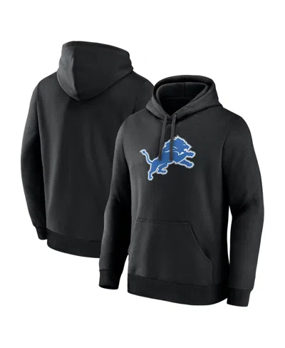 Logo Athletic Men's Detroit Lions Primary Logo Hoodie In Black