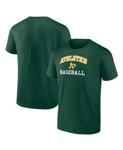 Logo Athletic Men's Green Athletics Heart And Soul T-shirt