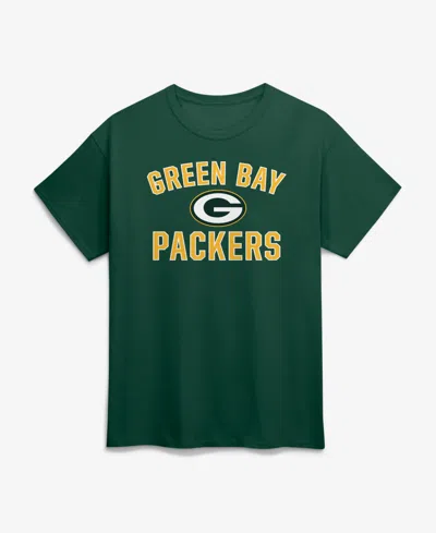 Logo Athletic Men's Green Green Bay Packers Cotton Victory Arch T-shirt
