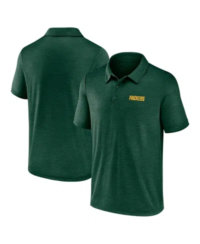 Logo Athletic Men's Green Green Bay Packers Unstoppable Polo Shirt