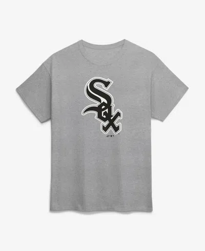 Logo Athletic Men's Heather Gray Chicago White Sox Official Logo T-shirt