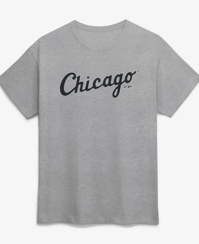 Logo Athletic Men's Heather Gray Chicago White Sox Wordmark T-shirt