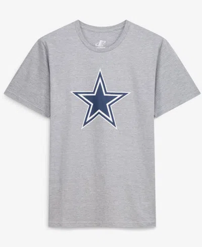 Logo Athletic Men's Heather Gray Dallas Cowboys Primary Logo T-shirt