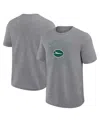 Logo Athletic Men's Heather Gray New York Jets Success T-shirt In Gray