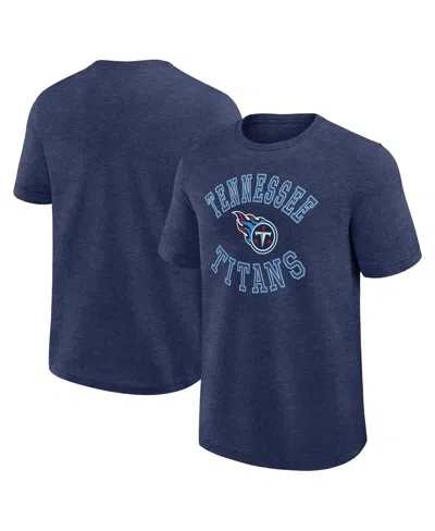 Logo Athletic Men's Heather Navy Tennessee Titans Success T-shirt In Blue