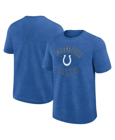 Logo Athletic Men's Heather Royal Indianapolis Colts Success T-shirt In Purple