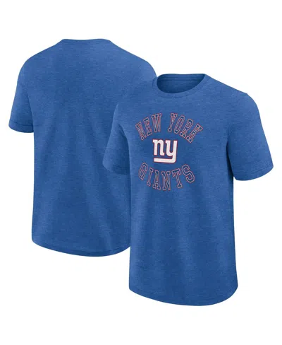 Logo Athletic Men's Heather Royal New York Giants Success T-shirt In Purple