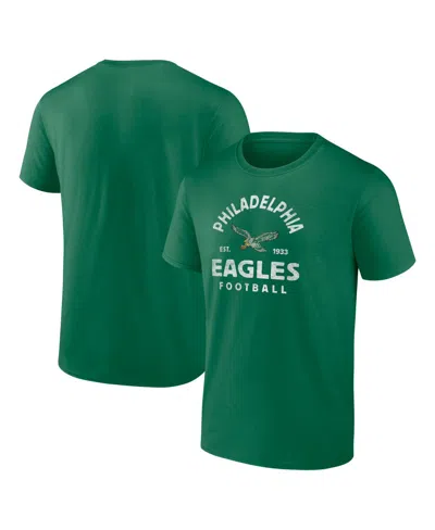 Logo Athletic Men's Kelly Green Philadelphia Eagles Vintage Arch T-shirt