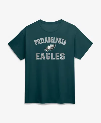 Logo Athletic Men's Midnight Green Philadelphia Eagles Cotton Victory Arch T-shirt