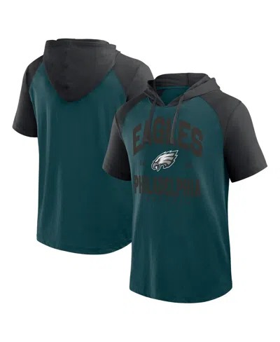 Logo Athletic Men's Midnight Green Philadelphia Eagles Prime Hoodie T-shirt