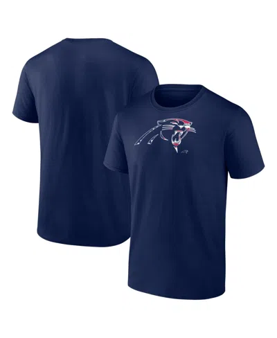 Logo Athletic Men's Navy Carolina Panthers Americana T-shirt In Blue