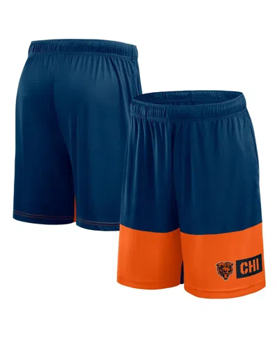 Logo Athletic Men's Navy Chicago Bears Best Of The Best Shorts In Blue
