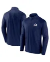 Logo Athletic Men's Navy Colorado Avalanche Head-to-head Raglan Quarter-zip Top