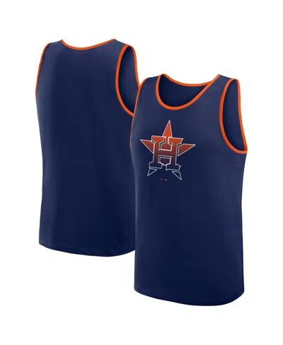 Logo Athletic Men's Navy Houston Astros Unmatched Success Tank Top In Blue