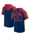 Logo Athletic Men's Navy Houston Texans Prime Hoodie T-shirt