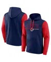 Logo Athletic Men's Navy La Clippers Outline Colorblock Pullover Hoodie In Navy