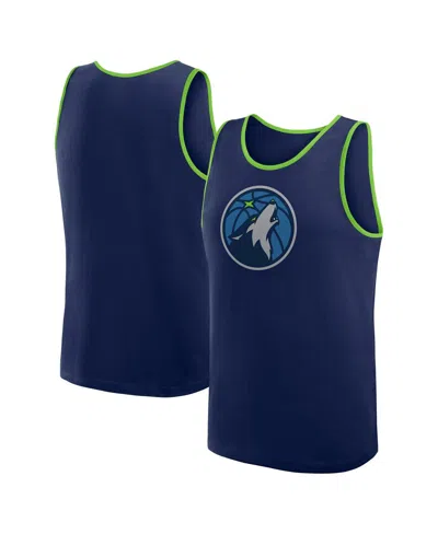 Logo Athletic Men's Navy Minnesota Timberwolves Unmatched Success Tank Top In Blue