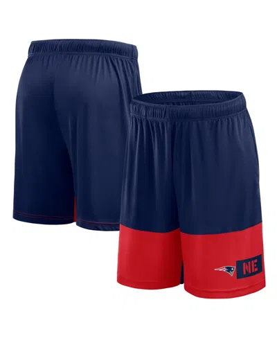 Logo Athletic Men's Navy New England Patriots Best Of The Best Shorts In Blue