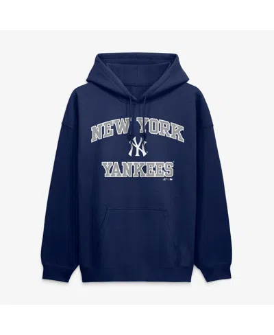 Logo Athletic Men's Navy New York Yankees Heart Soul Hoodie In Blue