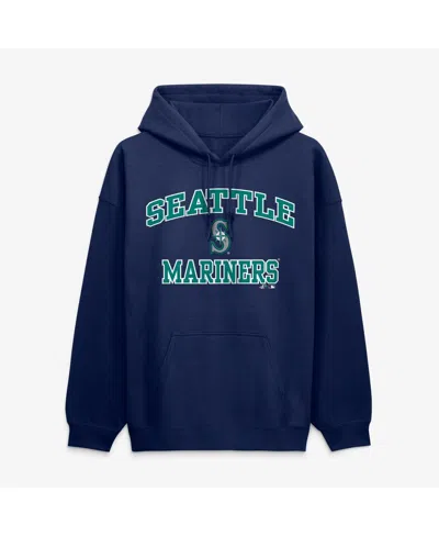 Logo Athletic Men's Navy Seattle Mariners Heart Soul Hoodie In Multi