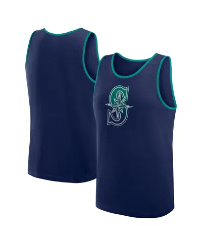 Logo Athletic Men's Navy Seattle Mariners Unmatched Success Tank Top In Blue