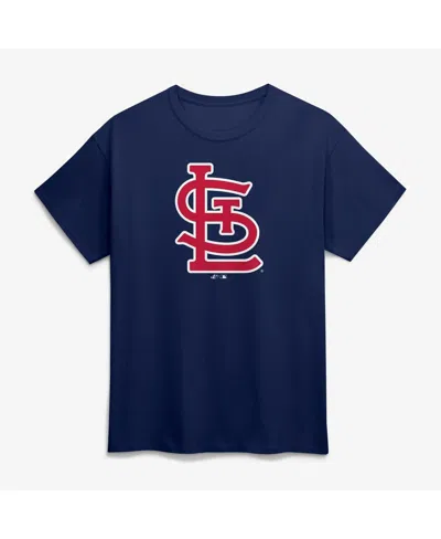 Logo Athletic Men's Navy St. Louis Cardinals Logo T-shirt In Blue