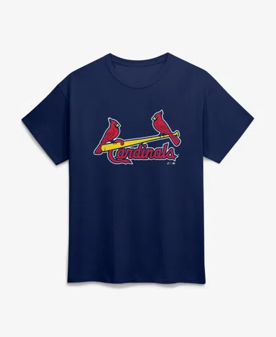 Logo Athletic Men's Navy St. Louis Cardinals Wordmark T-shirt In Multi