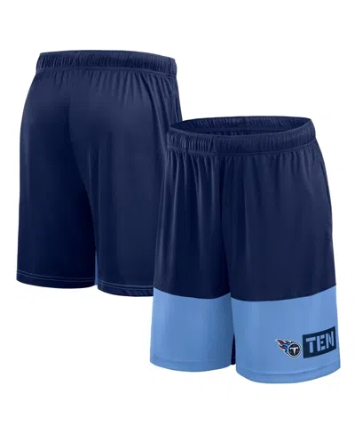 Logo Athletic Men's Navy Tennessee Titans Best Of The Best Shorts In Blue