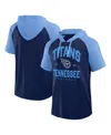 Logo Athletic Men's Navy Tennessee Titans Prime Hoodie T-shirt