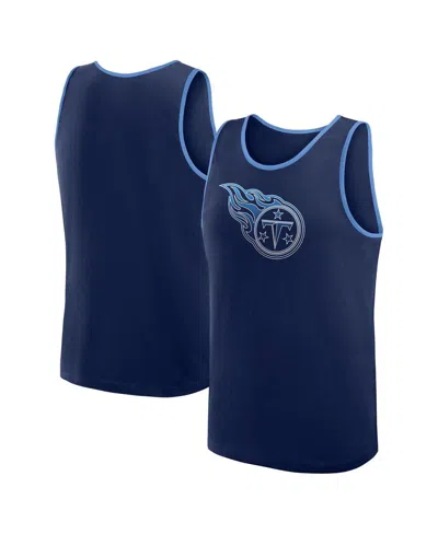 Logo Athletic Men's Navy Tennessee Titans Unmatched Success Tank Top In Blue