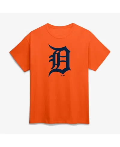 Logo Athletic Men's Orange Detroit Tigers Logo T-shirt