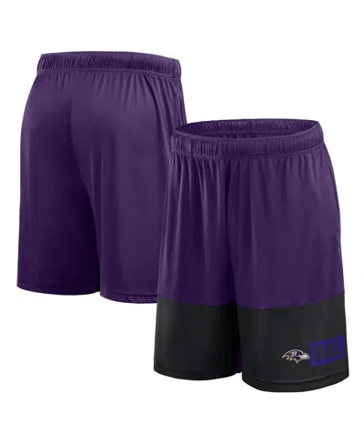 Logo Athletic Men's Purple Baltimore Ravens Best Of The Best Shorts