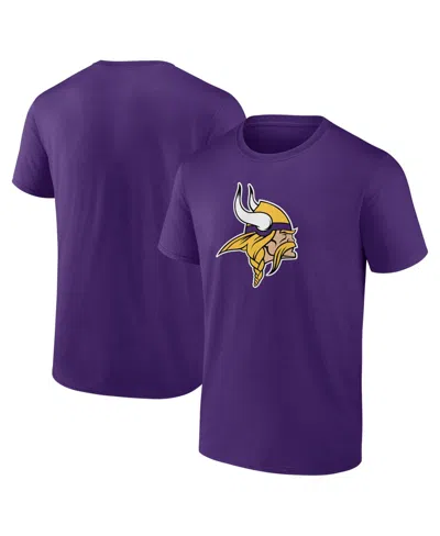 Logo Athletic Men's Purple Minnesota Vikings Primary Logo T-shirt