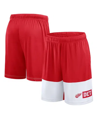 Logo Athletic Men's Red Detroit Red Wings Best Of The Best Shorts